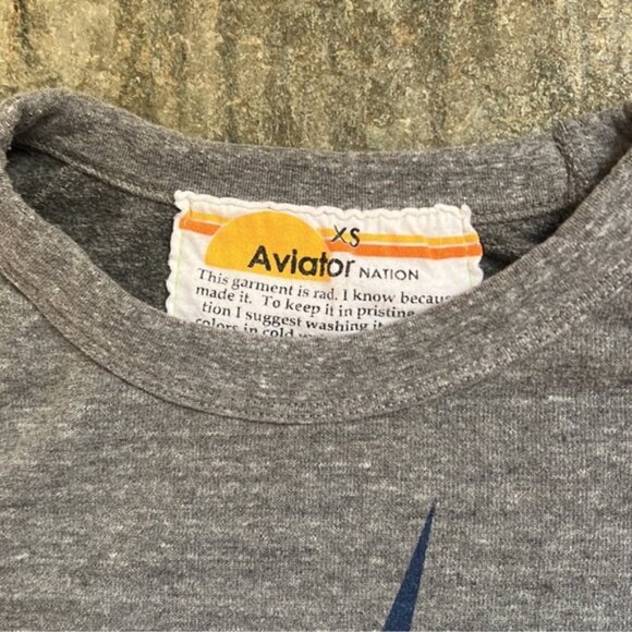 Like NEW Aviator Nation Bolt Sweatshirt Size XS - Picture 3 of 4